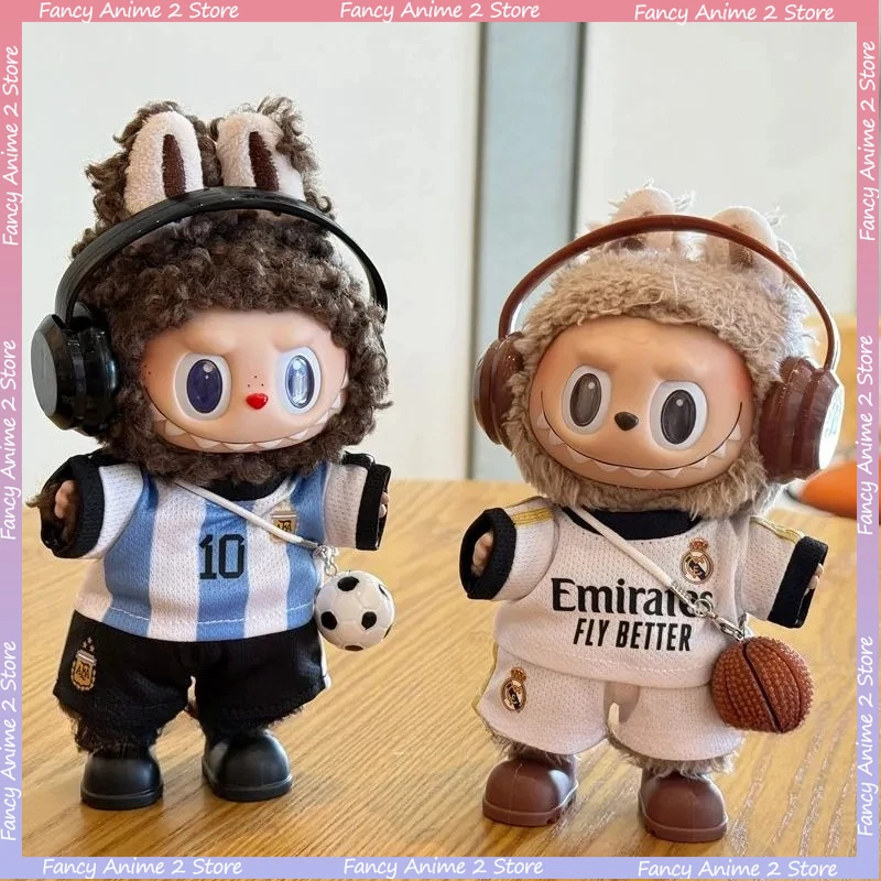 For 17cm Labubu Basketball Football Size 10 Clothing Doll DIY Sportswear Vinyl Pendant Doll Clothing Boys DIY Gift Accessories
For 17cm Labubu Basketball Football Size 10 Clothing Doll DIY Sportswear Vinyl Pendant Doll Clothing Boys DIY Gift Accessories