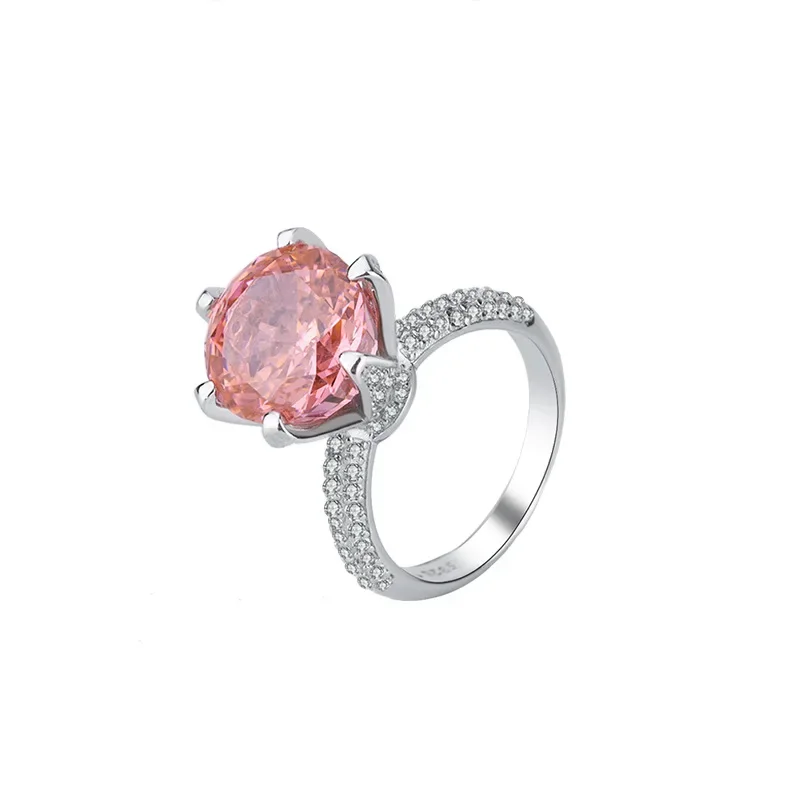 S925 Full Body Silver Papalacha High Carbon Diamond Round Closed Ring Mother Stone 12MM Wedding Ring
S925 Full Body Silver Papalacha High Carbon Diamond Round Closed Ring Mother Stone 12MM Wedding Ring