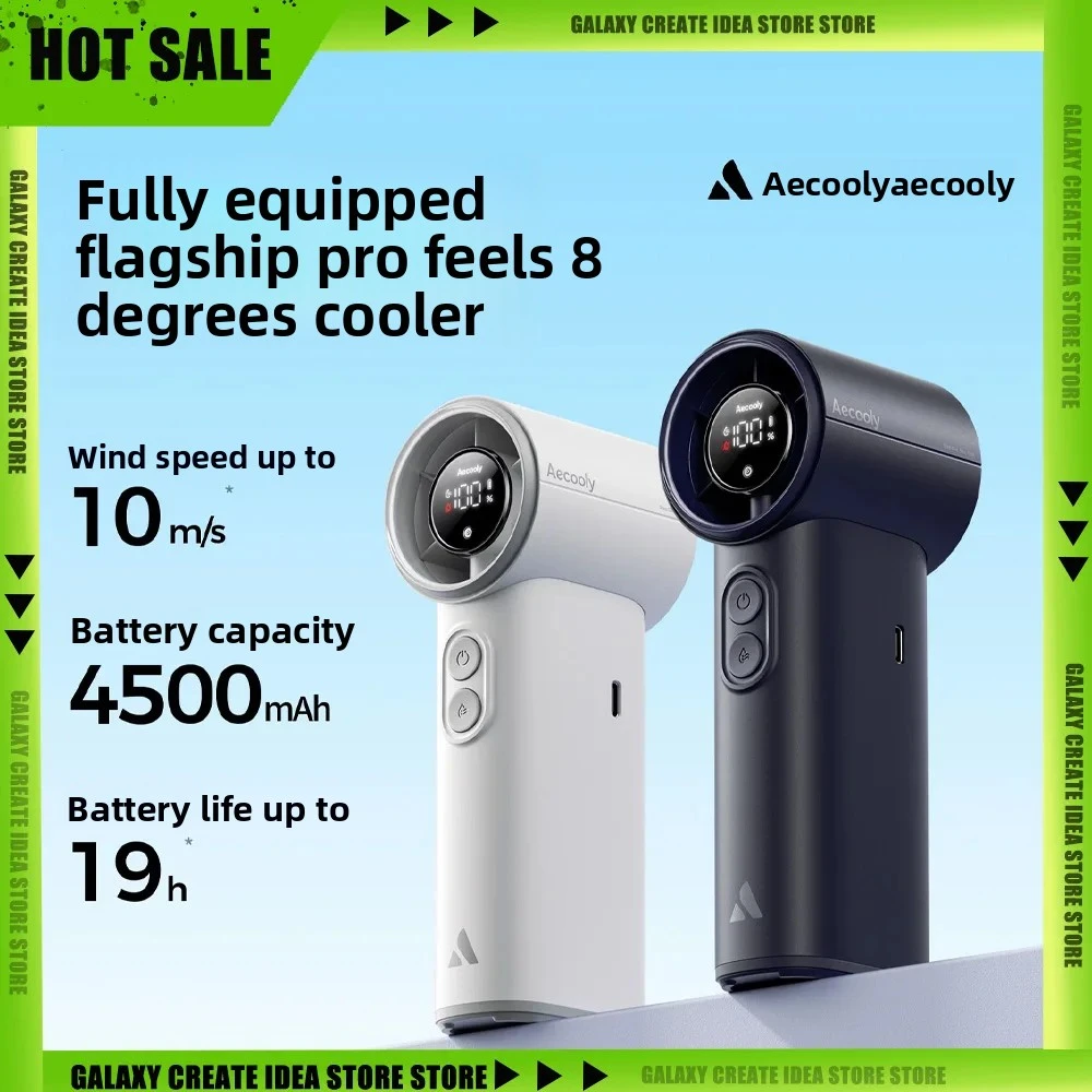 Aecooly PM02 Ice Fog Handheld Fan Pneumatic High-Pressure Duct High-Speed Strong Wind Handheld Small Fan 20 Hour Battery Life
Aecooly PM02 Ice Fog Handheld Fan Pneumatic High-Pressure Duct High-Speed Strong Wind Handheld Small Fan 20 Hour Battery Life