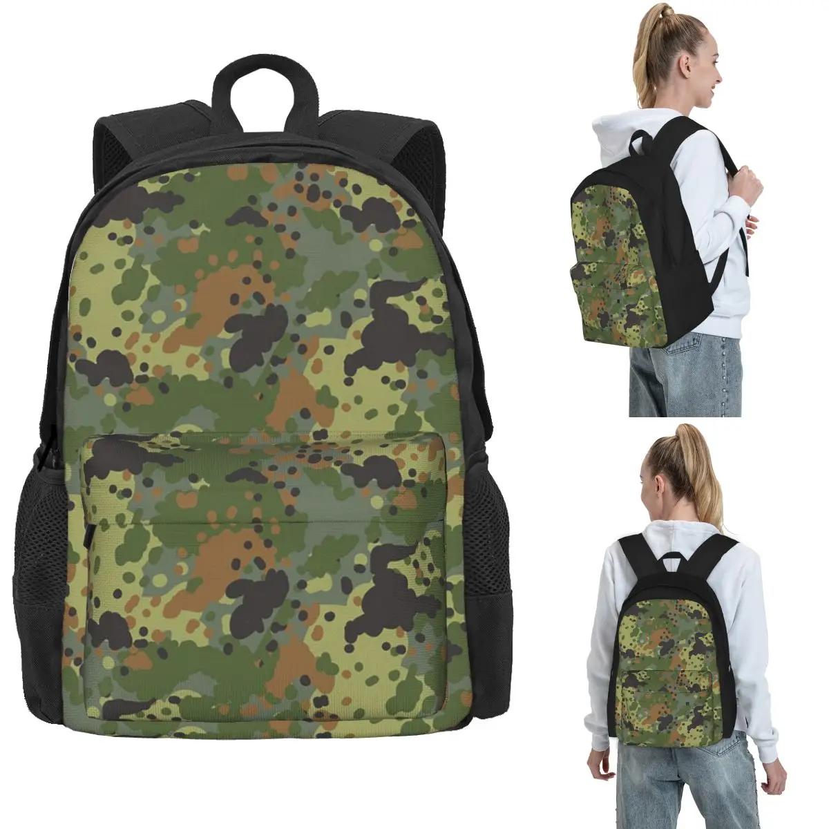 Splintertarn German WW2 Camouflage Army Military Camo Backpack Hot Sale Daypack Large Capacity Children BookBag for Men Women
Splintertarn German WW2 Camouflage Army Military Camo Backpack Hot Sale Daypack Large Capacity Children BookBag for Men Women