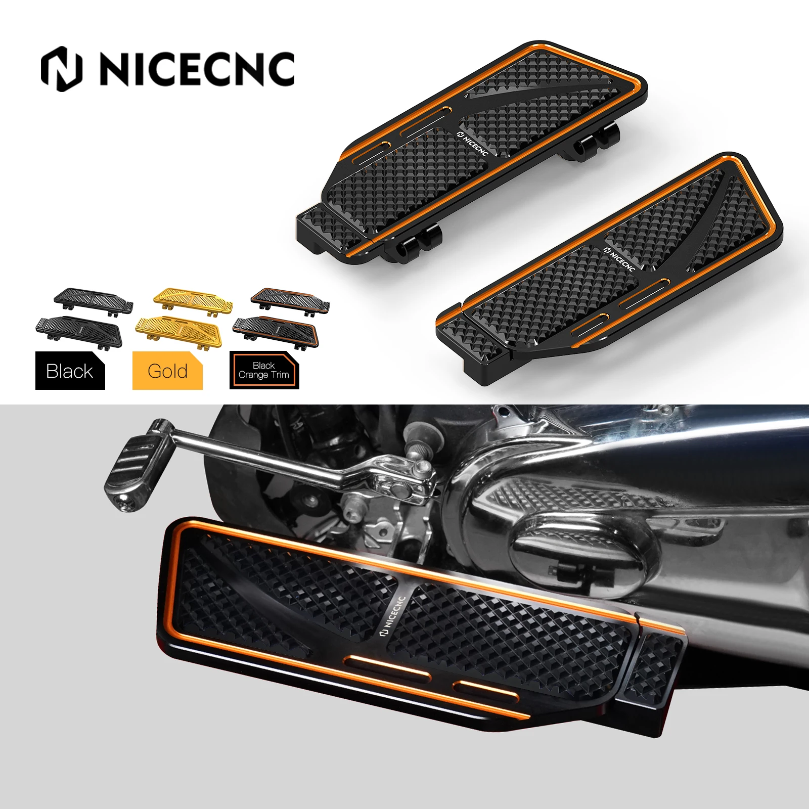 Adjustable Footrests Floorboards for Harley Road King Softail Fat Boy Heritag e Deluxe Ultra Limited FLHX FLTR FLHT Tri Glide
Adjustable Footrests Floorboards for Harley Road King Softail Fat Boy Heritag e Deluxe Ultra Limited FLHX FLTR FLHT Tri Glide