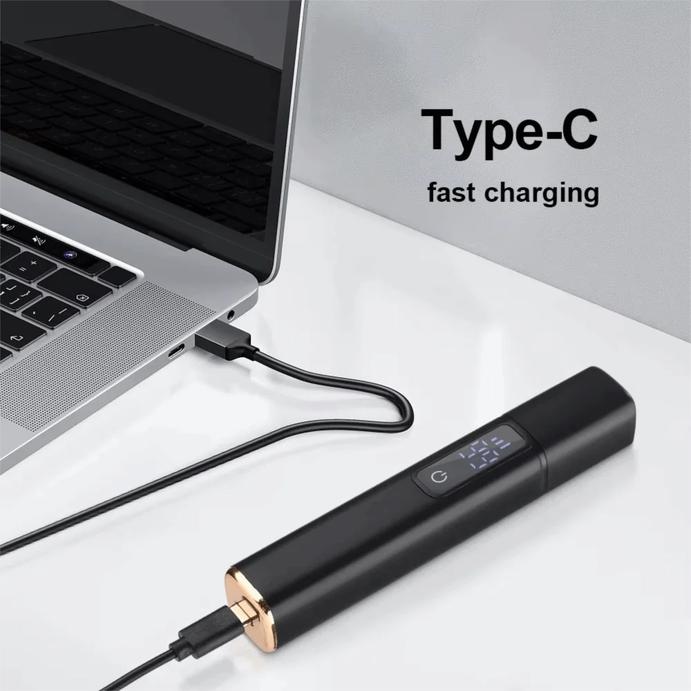 Digital Display Electric Nose Hair Trimmer High Speed Motor Fast Charging Nose Hair Scissor Waterproof Eyebrows Razor Bathroom
Digital Display Electric Nose Hair Trimmer High Speed Motor Fast Charging Nose Hair Scissor Waterproof Eyebrows Razor Bathroom