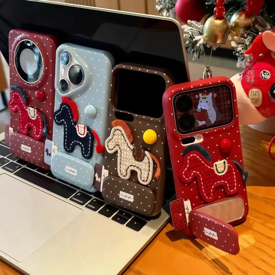 Autumn and Winter Embroidered Knitted Pony Suitable For iPhone 17 Pro Max 17 16 15 14 Pro Max New Year Protective Cover Bracket
Autumn and Winter Embroidered Knitted Pony Suitable For iPhone 17 Pro Max 17 16 15 14 Pro Max New Year Protective Cover Bracket