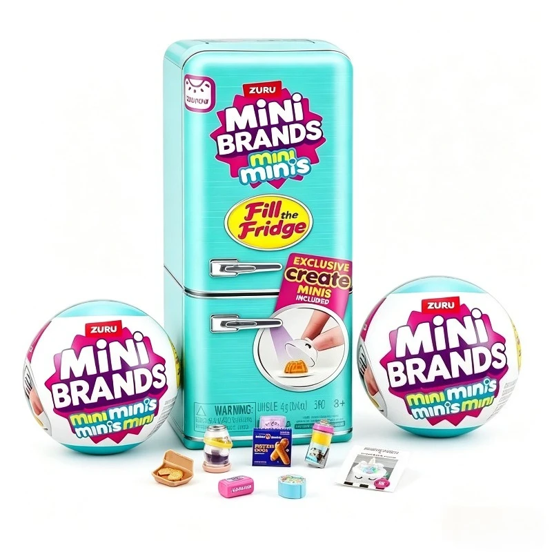 Игровой набор ZURU Mini Fridge: Игрушечная еда для ролевых игр, таинственный шар, модная миниатюрная кухня в закрытой коробке, коллекционная игрушка для детей и девочек, подарок
Игровой набор ZURU Mini Fridge: Игрушечная еда для ролевых игр, таинственный шар, модная миниатюрная кухня в закрытой коробке, коллекционная игрушка для детей и девочек, подарок