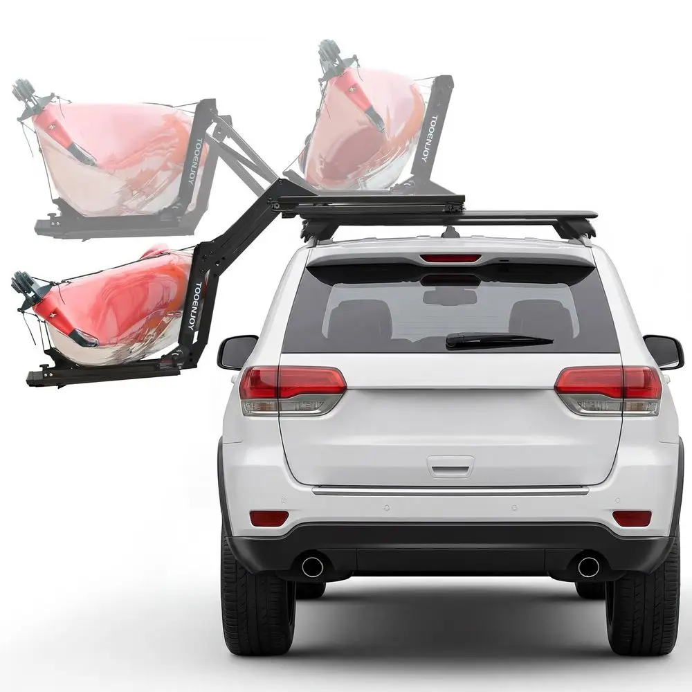 HeavyDuty Kayak Lift Assist Roof Rack, 100 LBS Capacity Kayak Canoe Rooftop Loader, Elevating Assist System for Easy Loading
HeavyDuty Kayak Lift Assist Roof Rack, 100 LBS Capacity Kayak Canoe Rooftop Loader, Elevating Assist System for Easy Loading