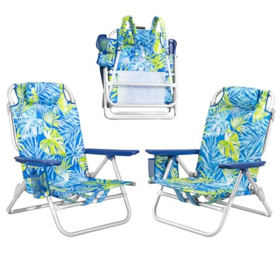 Backpack Beach Chairs for Adults - Folding Heavy Duty Camping Chair with Storage Pouch, Cup Holder and Towel Rack, Lightweight
Backpack Beach Chairs for Adults - Folding Heavy Duty Camping Chair with Storage Pouch, Cup Holder and Towel Rack, Lightweight