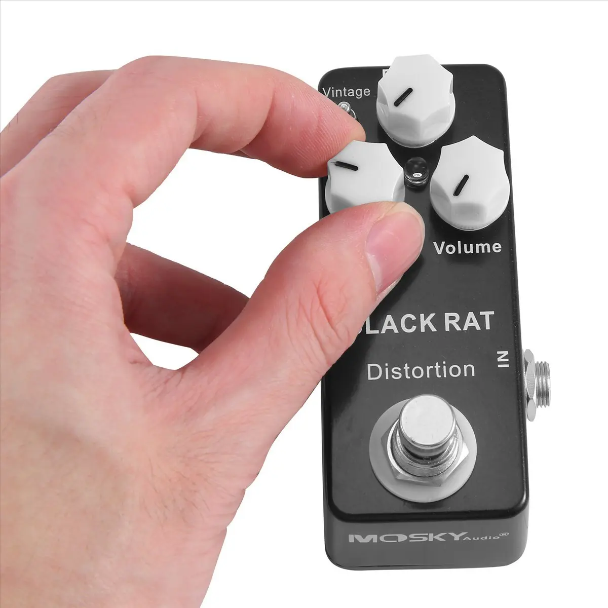A61P Mosky Black RAT Distortion Mini Guitar Effect Pedal
A61P Mosky Black RAT Distortion Mini Guitar Effect Pedal