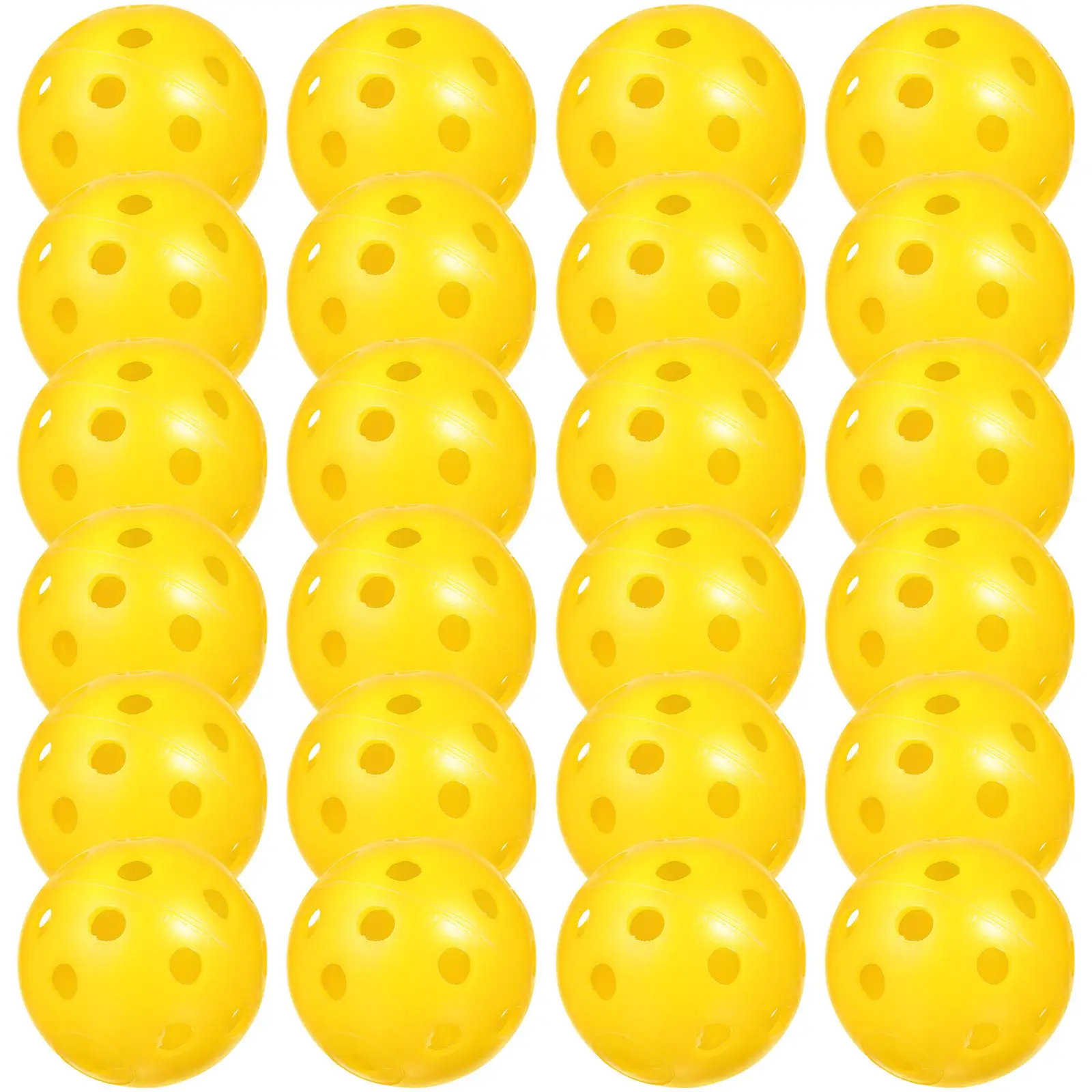 24 Pcs Golf Practice Balls Yellow Color Hollow Plastic Indoor Training Aid Swing Practice Equipment Durable Construction
24 Pcs Golf Practice Balls Yellow Color Hollow Plastic Indoor Training Aid Swing Practice Equipment Durable Construction