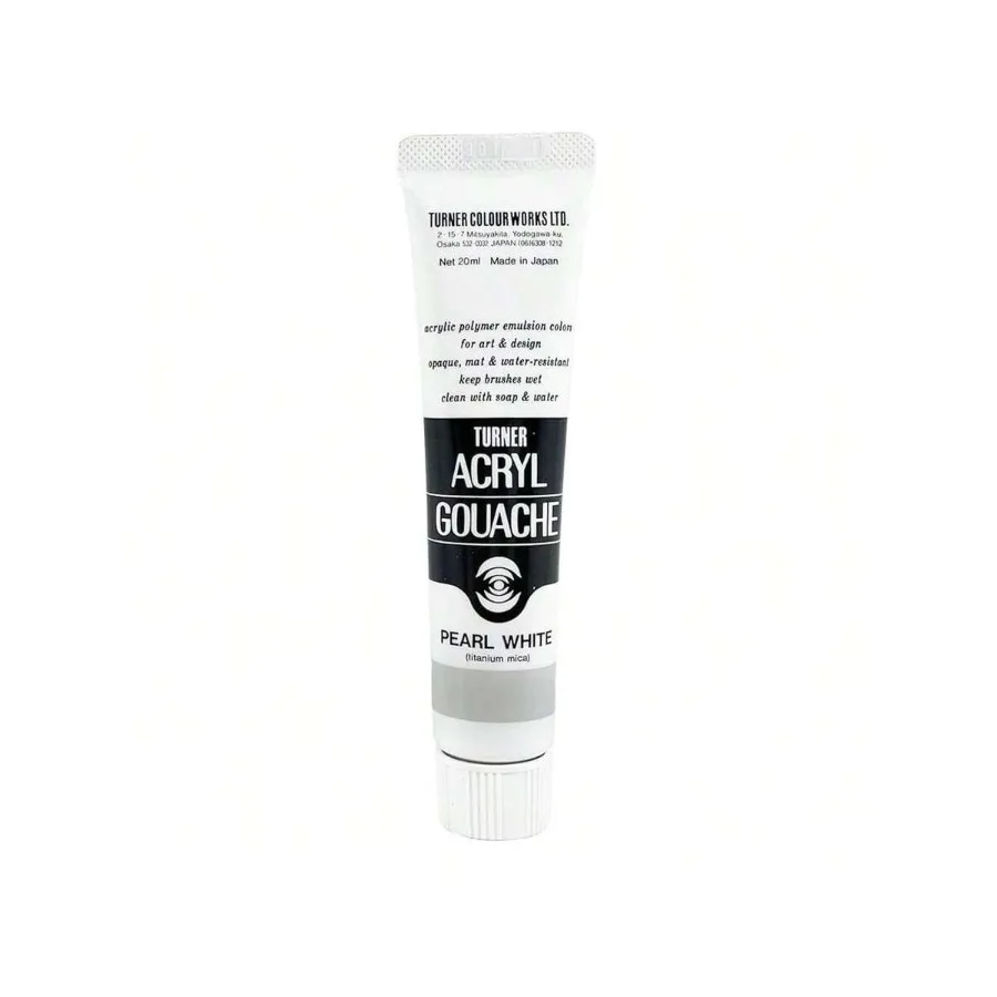 Turner Colour Works Acryl Gouache Artist Acrylic Paint - Single 20 Ml Tube - Pearl White, 0.7FlOz Packof1,PearlWhite
Turner Colour Works Acryl Gouache Artist Acrylic Paint - Single 20 Ml Tube - Pearl White, 0.7FlOz Packof1,PearlWhite