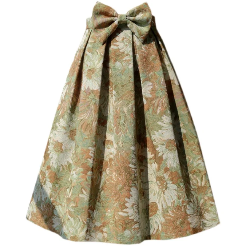 Nw high waist retro oil painting midi skirt high waist umbrella skirt fashion skirt strass
Nw high waist retro oil painting midi skirt high waist umbrella skirt fashion skirt strass