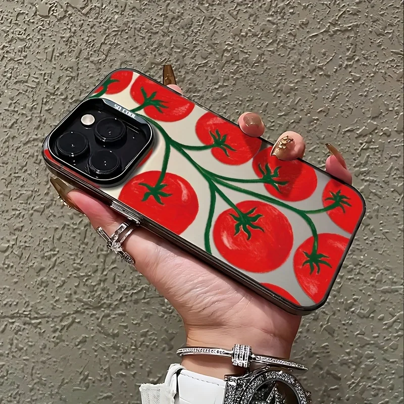 Tomato pattern phone case for iPhone 16 15 14 13 12 11 Pro/ Max/Plus shock-proof rear cover anti-fingerprint
Tomato pattern phone case for iPhone 16 15 14 13 12 11 Pro/ Max/Plus shock-proof rear cover anti-fingerprint