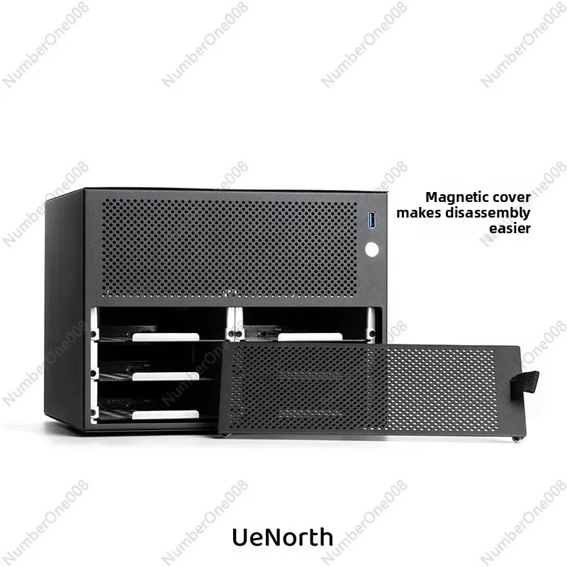 Шестислотовый корпус NAS, поддерживающий материнские платы ITX, для самостоятельной сборки настольного сервера хранения данных, компактный корпус.
Шестислотовый корпус NAS, поддерживающий материнские платы ITX, для самостоятельной сборки настольного сервера хранения данных, компактный корпус.