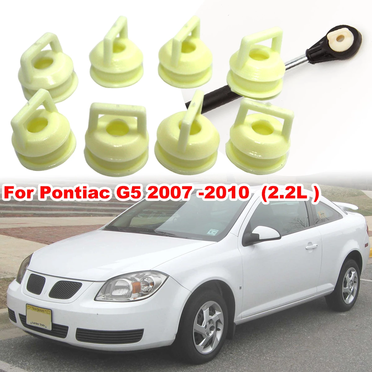 8pcs Shifter Cable Bushing Rubber Grommet Clip For Pontiac G5 2007 2008 - 2010 2.2L Shift linkage Repair Kit 15276979 15823112
8pcs Shifter Cable Bushing Rubber Grommet Clip For Pontiac G5 2007 2008 - 2010 2.2L Shift linkage Repair Kit 15276979 15823112