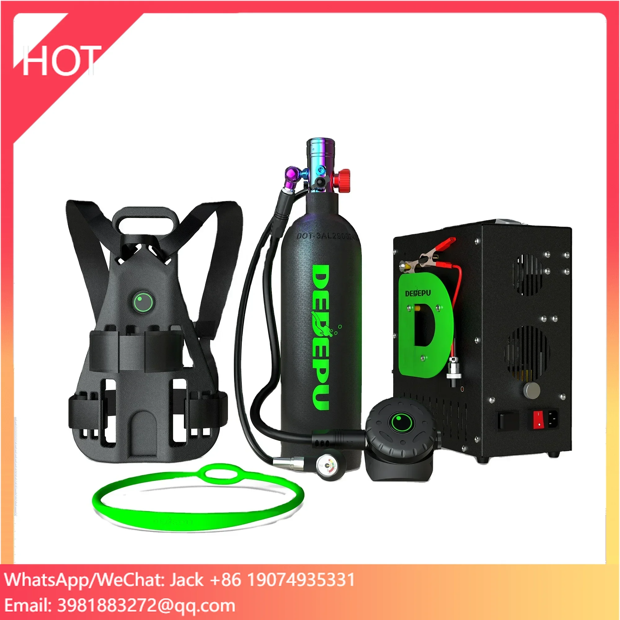 2.3L Diving Air Tank Scuba Lung Tank with Mask Gas Cylinders for Underwater Diving
2.3L Diving Air Tank Scuba Lung Tank with Mask Gas Cylinders for Underwater Diving