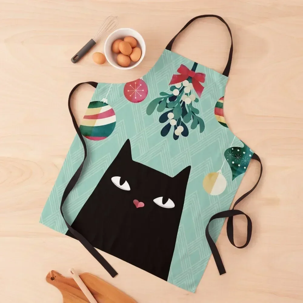 Mistletoe (Black Cat) Apron Home And Kitchen christmas kitchen for women halloween Professional Barber Apron
Mistletoe (Black Cat) Apron Home And Kitchen christmas kitchen for women halloween Professional Barber Apron