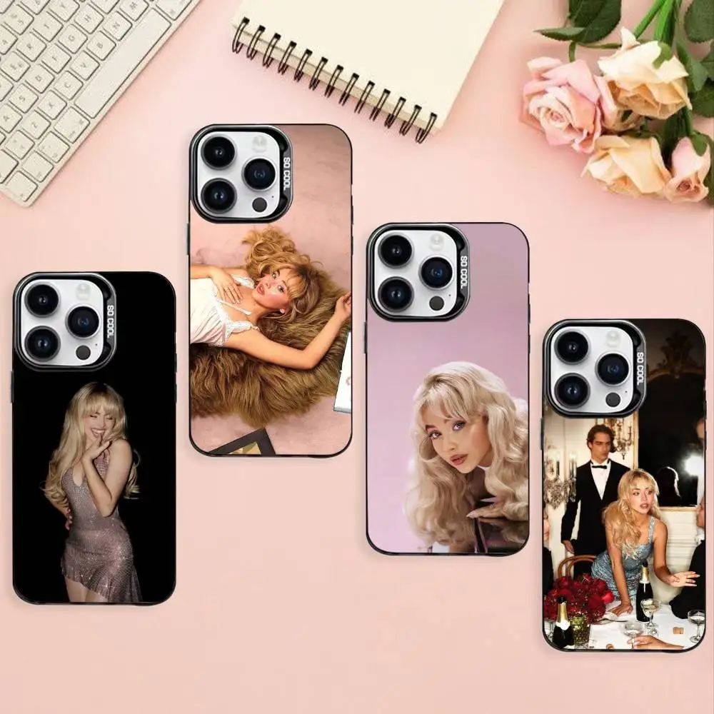 Sabrina Carpenter the singer Phone Case For iPhone17,16,15,14,13,12,Pro Max Black Colored Silver Plated Inside Cover
Sabrina Carpenter the singer Phone Case For iPhone17,16,15,14,13,12,Pro Max Black Colored Silver Plated Inside Cover