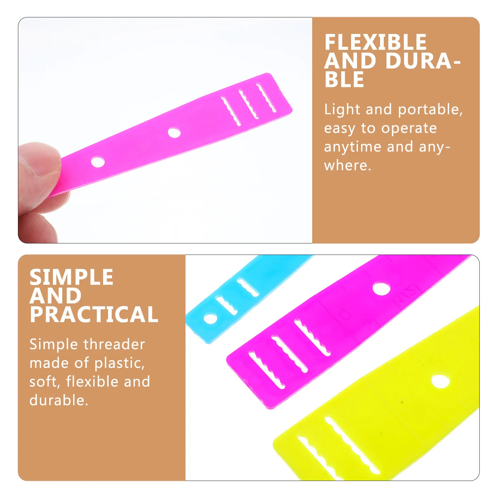 12pcs Plastic Flexible Threader Kit Replacement Drawstring Sewing Tools Accessories Portable Practical Elastic Beads
12pcs Plastic Flexible Threader Kit Replacement Drawstring Sewing Tools Accessories Portable Practical Elastic Beads