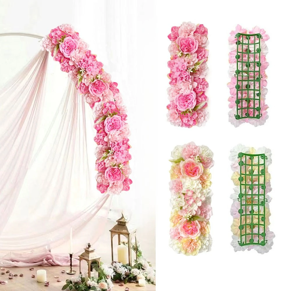 Wedding simulation flower arrangement finished product decoration artificial flower hotel background wall road flower
Wedding simulation flower arrangement finished product decoration artificial flower hotel background wall road flower