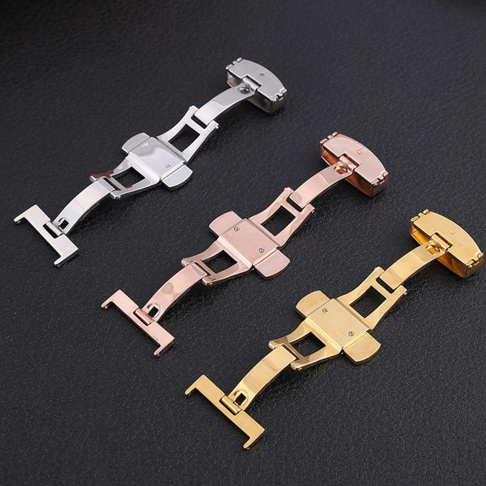 22mm Automatic Butterfly Watch Clasp Steel Replacement Buckle for Watchbands Easy Open Close Snap Closure Band
22mm Automatic Butterfly Watch Clasp Steel Replacement Buckle for Watchbands Easy Open Close Snap Closure Band