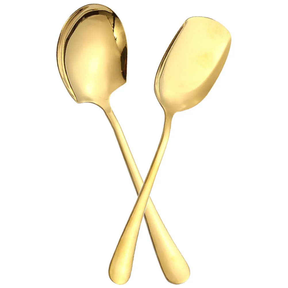 2 Pcs Stainless Steel Serving Spoons Large Size Handle Soup Kitchen Utensils Reusable Hygienic Party Home Buffet
2 Pcs Stainless Steel Serving Spoons Large Size Handle Soup Kitchen Utensils Reusable Hygienic Party Home Buffet