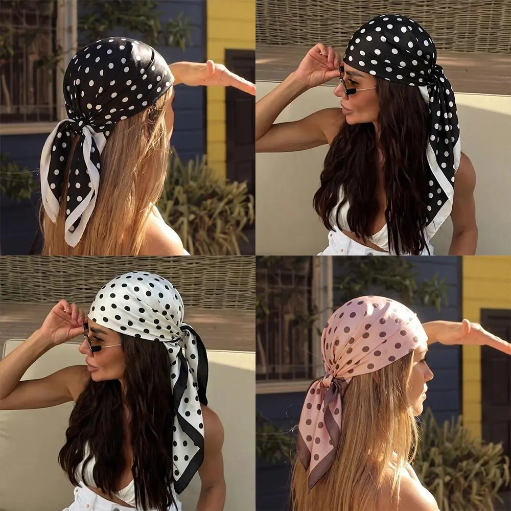 Fashion Silk Satin Dot Print Square Scarf 90cm Dot Pattern Bandana Hijabs Luxury Head Wraps Daily Party
Fashion Silk Satin Dot Print Square Scarf 90cm Dot Pattern Bandana Hijabs Luxury Head Wraps Daily Party