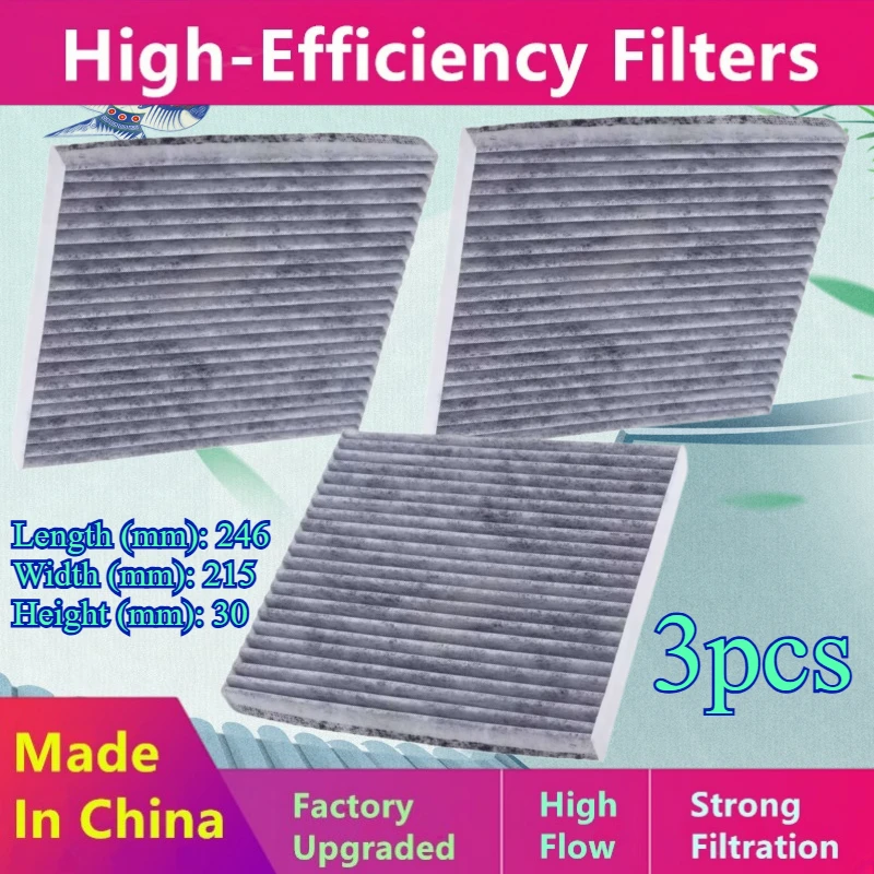 3pcs/ for Haval F5 F7x F7 H4 Cabin Air Filter 8104400XKY28A 8104400XKY28B 8104400XKZ96A /Auto Parts
3pcs/ for Haval F5 F7x F7 H4 Cabin Air Filter 8104400XKY28A 8104400XKY28B 8104400XKZ96A /Auto Parts