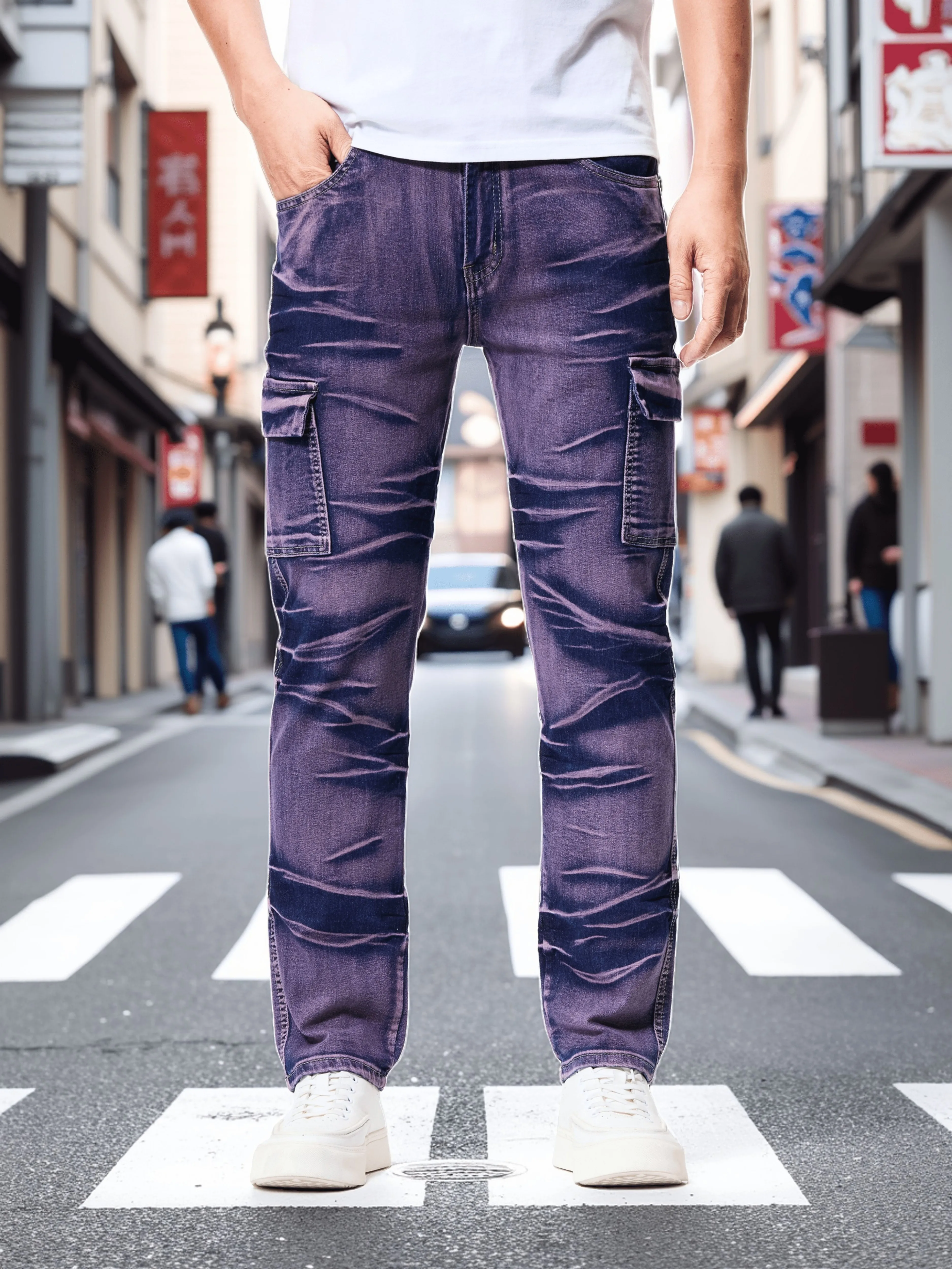 Новые старые джинсы в стиле локомотива в европейском и американском стиле ретро, рабочая одежда, брюки
Новые старые джинсы в стиле локомотива в европейском и американском стиле ретро, рабочая одежда, брюки