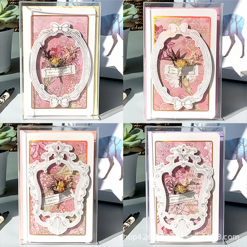 New European Vintage Greeting Card 3D Hollow Butterfly Card Printing Blessing Birthday Card Fake Dry Flower Message Card
New European Vintage Greeting Card 3D Hollow Butterfly Card Printing Blessing Birthday Card Fake Dry Flower Message Card