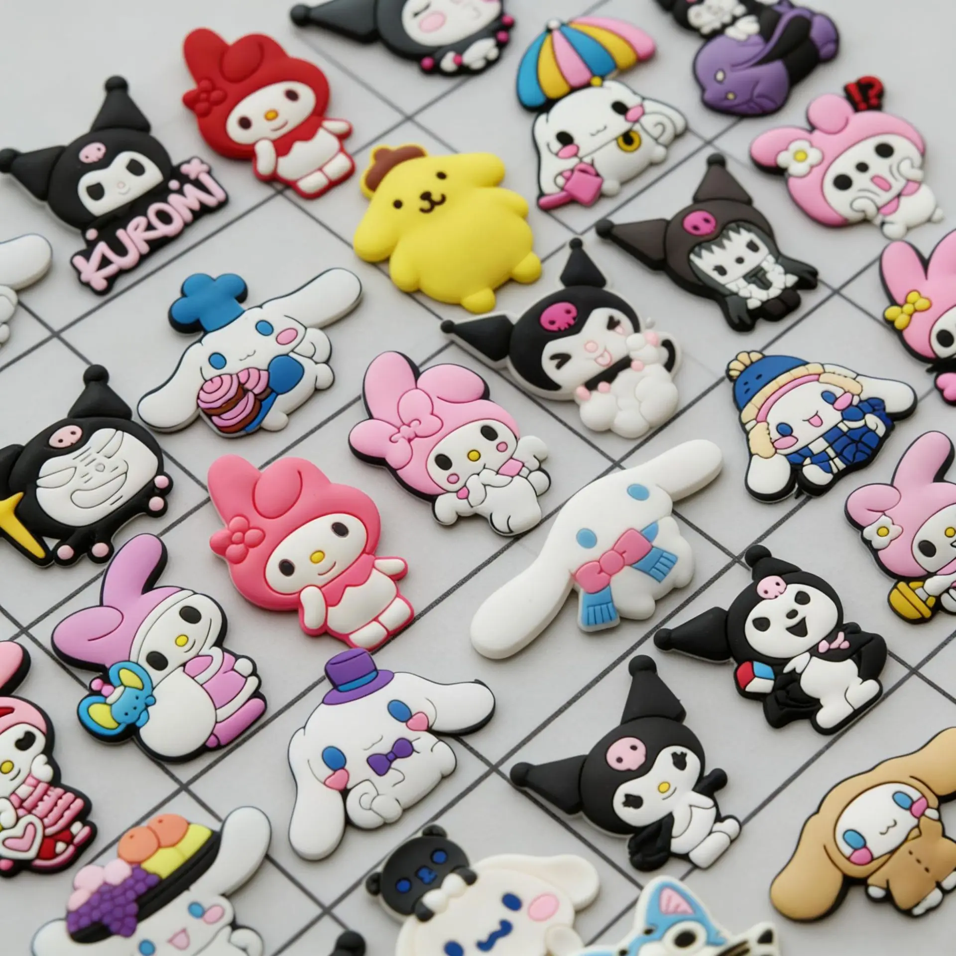 35pcs New Design Japan Hot topic Cartoon DIY accessories PVC Praise Shoe charmas clow for clogs Slides Gift Idea Easy to install
35pcs New Design Japan Hot topic Cartoon DIY accessories PVC Praise Shoe charmas clow for clogs Slides Gift Idea Easy to install