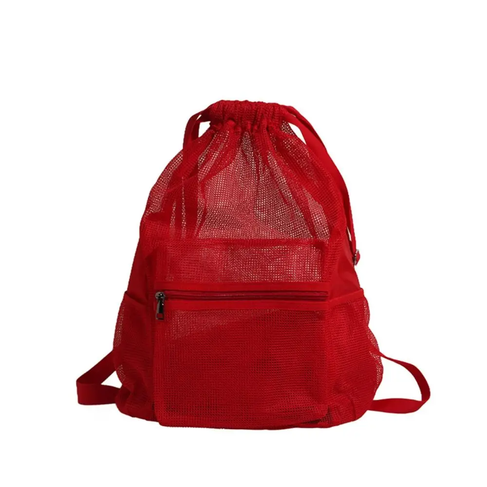 Sweet Korean Style Drawstring Backpack Portable Shoulder Bag Nylon Backpack Solid Color Hollow Mesh Beach Bag Women
Sweet Korean Style Drawstring Backpack Portable Shoulder Bag Nylon Backpack Solid Color Hollow Mesh Beach Bag Women