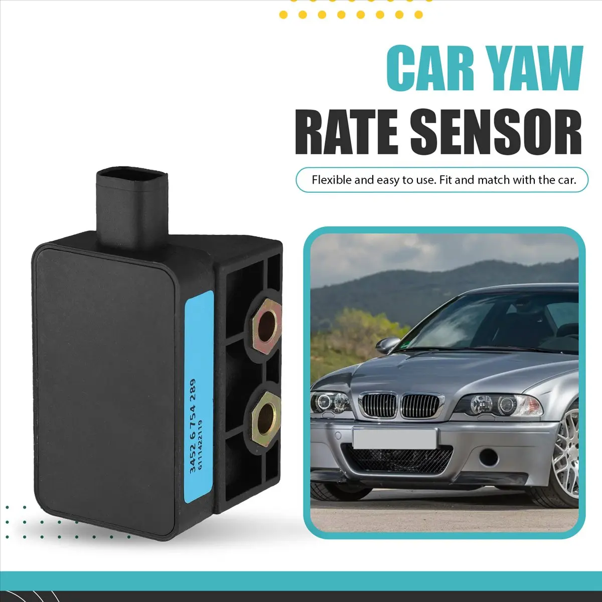 34526754289 Car Yaw Rate Sensor Speed Sensor for BMW Z3 E46 M3 New Arrivals
34526754289 Car Yaw Rate Sensor Speed Sensor for BMW Z3 E46 M3 New Arrivals