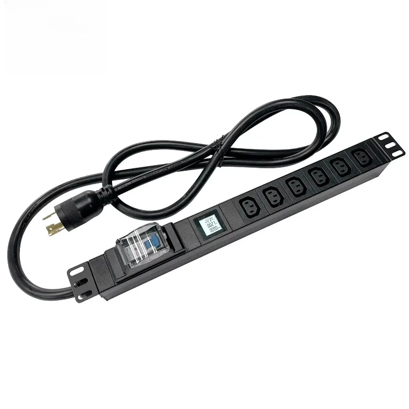 Custom PDU with Instrument Display l630p 6way 30A 240V Power Board Rack Mount C19 C13 Metering PDU
Custom PDU with Instrument Display l630p 6way 30A 240V Power Board Rack Mount C19 C13 Metering PDU