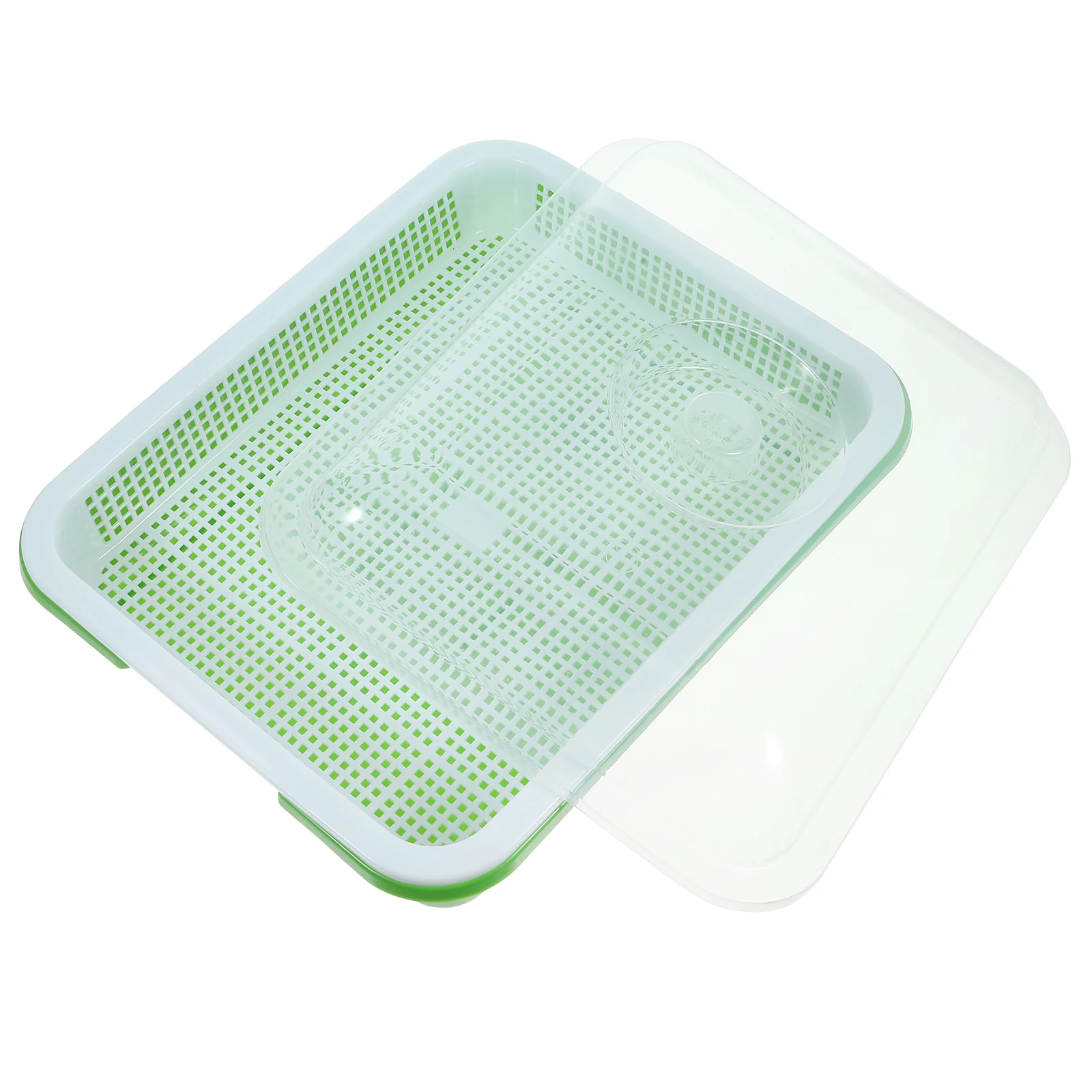 Plastic Germination Tray Durable Deep Hydroponic Grow Planter Nursery Tray Wheat Grass Radish Cabbage Seeds
Plastic Germination Tray Durable Deep Hydroponic Grow Planter Nursery Tray Wheat Grass Radish Cabbage Seeds