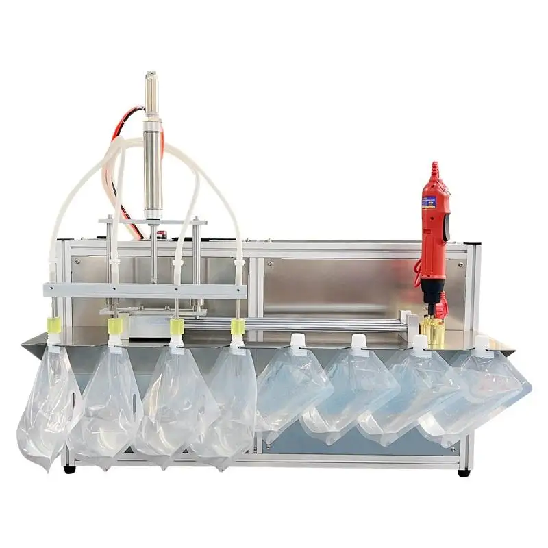 Customizable Desktop 4-Head 4L Peristaltic Pump Liquid Filling Machine Resin Spout Beverage Soap Juice Filling Sealing Machine
Customizable Desktop 4-Head 4L Peristaltic Pump Liquid Filling Machine Resin Spout Beverage Soap Juice Filling Sealing Machine