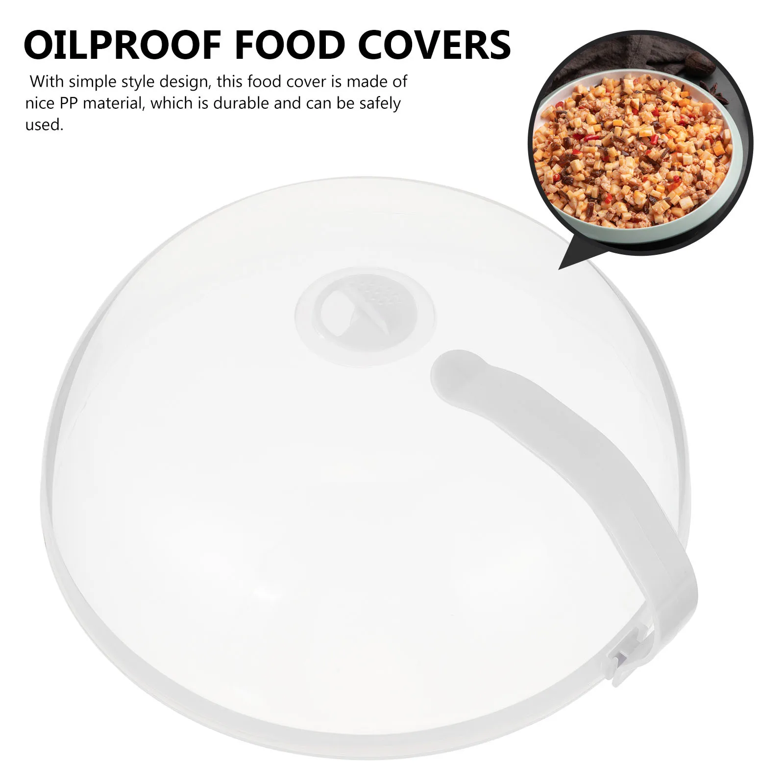 3Pcs Transparent Food Covers PP Material Microwave Oven Heating Food Protective Covers -Proof Meal Cover
3Pcs Transparent Food Covers PP Material Microwave Oven Heating Food Protective Covers -Proof Meal Cover