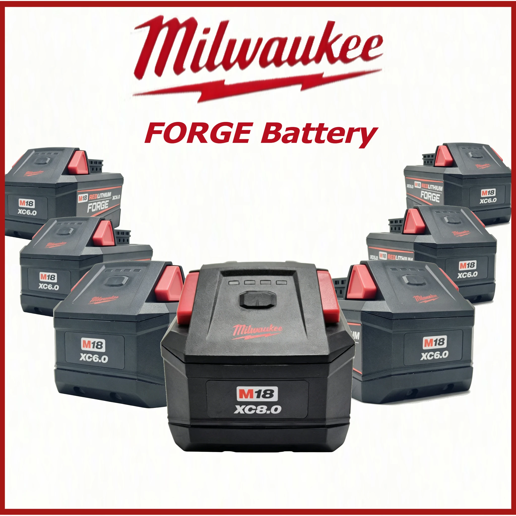 Top Quality Brand New Milwaukee M18 FORGE XC6.0Ah 18VBattery, Upgraded New Keeps Original Performance and Better Heat Resistance
Top Quality Brand New Milwaukee M18 FORGE XC6.0Ah 18VBattery, Upgraded New Keeps Original Performance and Better Heat Resistance
