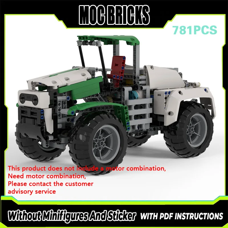 City Car Model MOC Building Bricks Agricultural 4x4 RI Tractor Modular Technology Gifts Holiday Assemble Children Toys Suit
City Car Model MOC Building Bricks Agricultural 4x4 RI Tractor Modular Technology Gifts Holiday Assemble Children Toys Suit