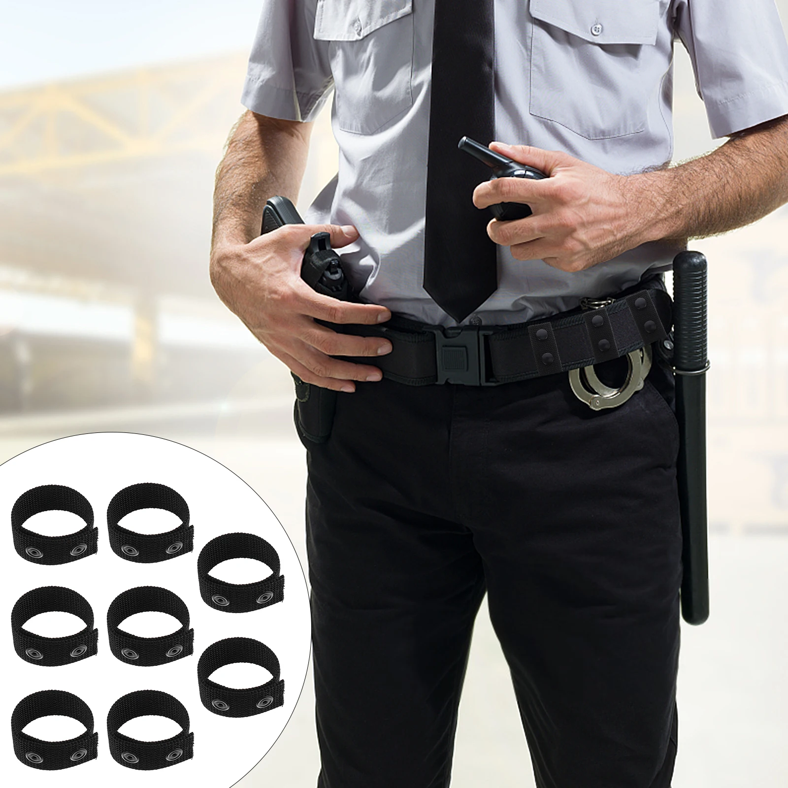 8 Pcs Tactical Belt Loops Practical Polypropylene Material Durable Long Service Color Matching Fashionable Easy Use Buckles
8 Pcs Tactical Belt Loops Practical Polypropylene Material Durable Long Service Color Matching Fashionable Easy Use Buckles