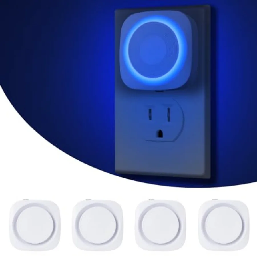LED Night Lights Plug into Wall, Indirect Soft Dimmable Night Light with Dust to Dawn Sensor, Nightlight for Bedroom, Bathroom,
LED Night Lights Plug into Wall, Indirect Soft Dimmable Night Light with Dust to Dawn Sensor, Nightlight for Bedroom, Bathroom,
