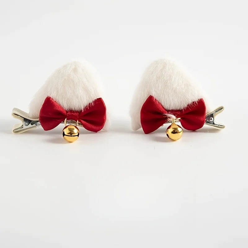 Bear Ears Cat Ears Barrettes Side Clip Handmade Cute Girl Bell a Pair of Hairclips Hair Accessories
Bear Ears Cat Ears Barrettes Side Clip Handmade Cute Girl Bell a Pair of Hairclips Hair Accessories