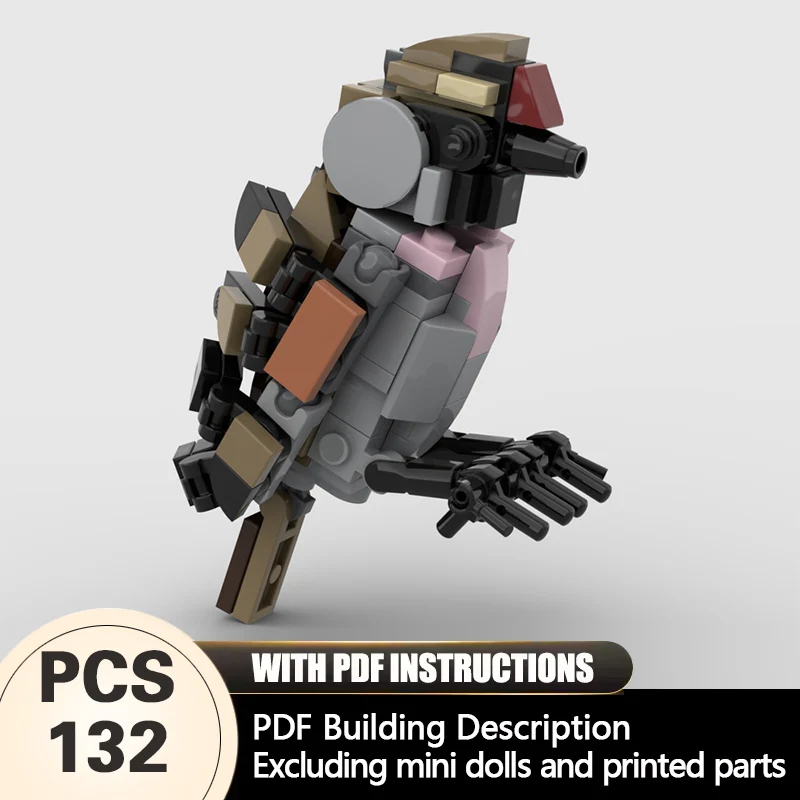 Creators Animal Series Model MOC Building Bricks Redpoll Modular Technology Gifts Holiday Assemble Children Toys Suit
Creators Animal Series Model MOC Building Bricks Redpoll Modular Technology Gifts Holiday Assemble Children Toys Suit