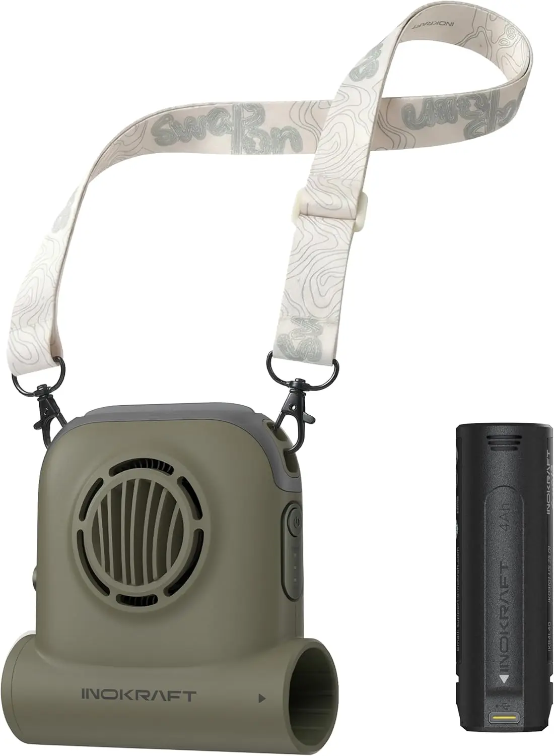 Trail Fan, Clip-On Waist Fan, Includes 1 Swap-On 4Ah Rechargable Battery, 49ft/s Turbo Personal Fan, Hands-Free Portable Cooling
Trail Fan, Clip-On Waist Fan, Includes 1 Swap-On 4Ah Rechargable Battery, 49ft/s Turbo Personal Fan, Hands-Free Portable Cooling