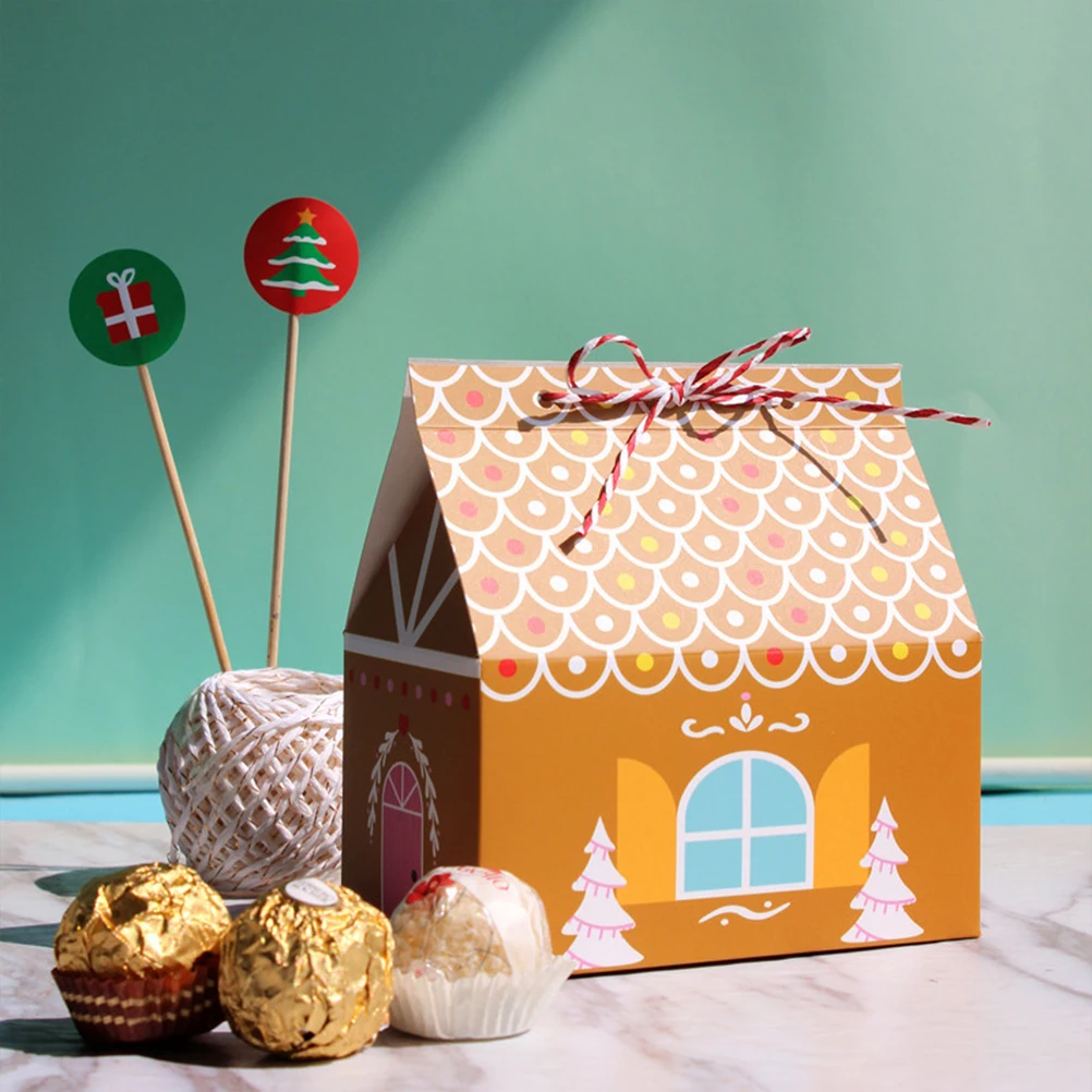 20 Pcs Gingerbread House Gift Box Party Favor Boxes Christmas Cookie Biscuit Child for Gifts
20 Pcs Gingerbread House Gift Box Party Favor Boxes Christmas Cookie Biscuit Child for Gifts