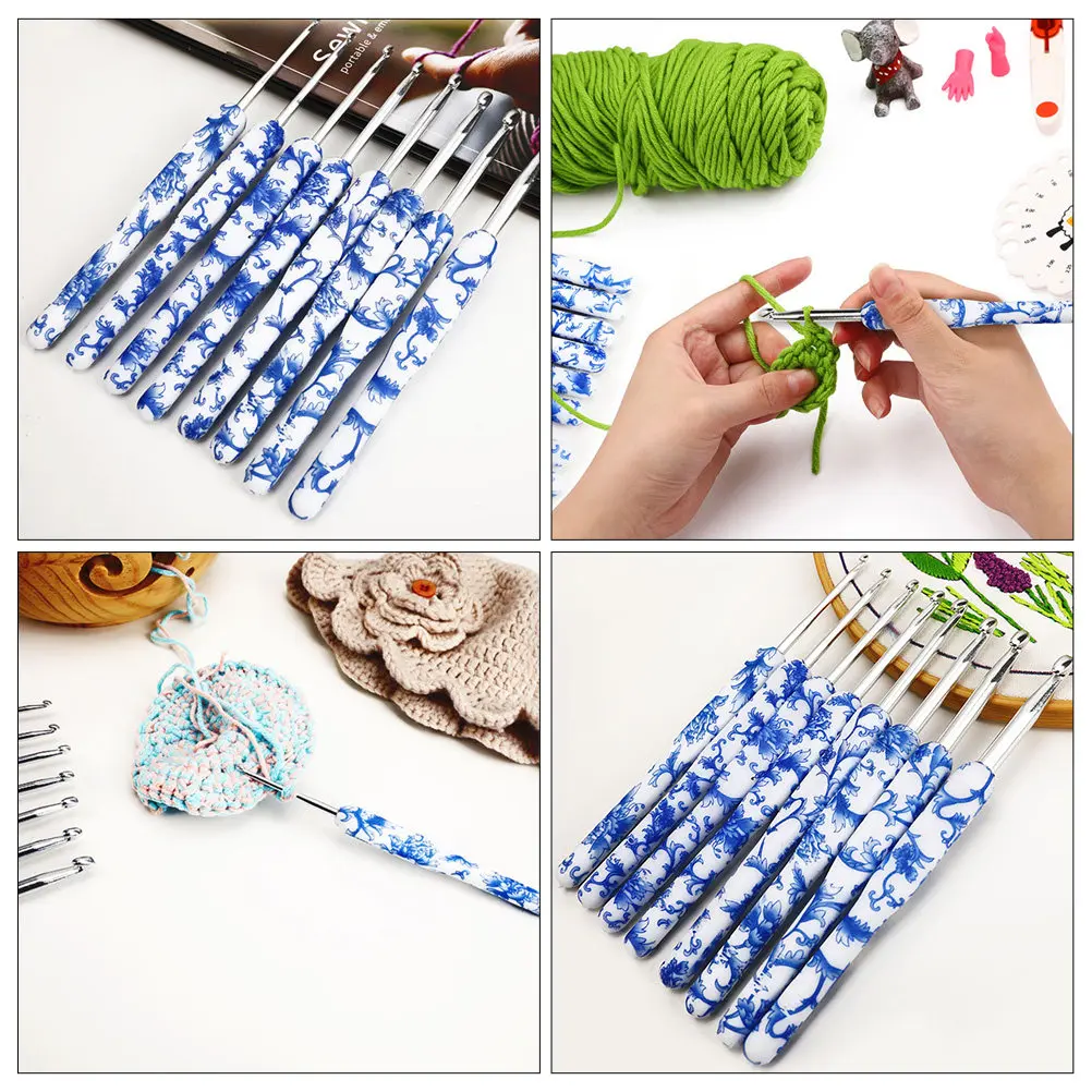 8Pcs CrochetHookKit PlasticAluminum SweaterBraidNeedle HatGloves Scarf YarnWeavingTools CrochetHooks SmallCrochetNeedles H
8Pcs CrochetHookKit PlasticAluminum SweaterBraidNeedle HatGloves Scarf YarnWeavingTools CrochetHooks SmallCrochetNeedles H