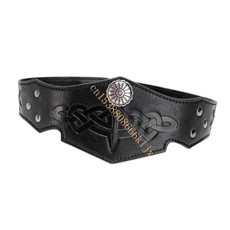Medieval Leather Circlet Headband Adjustable Embossed Leather Headpiece Men Halloween Costume for Role Playing 066C
Medieval Leather Circlet Headband Adjustable Embossed Leather Headpiece Men Halloween Costume for Role Playing 066C
