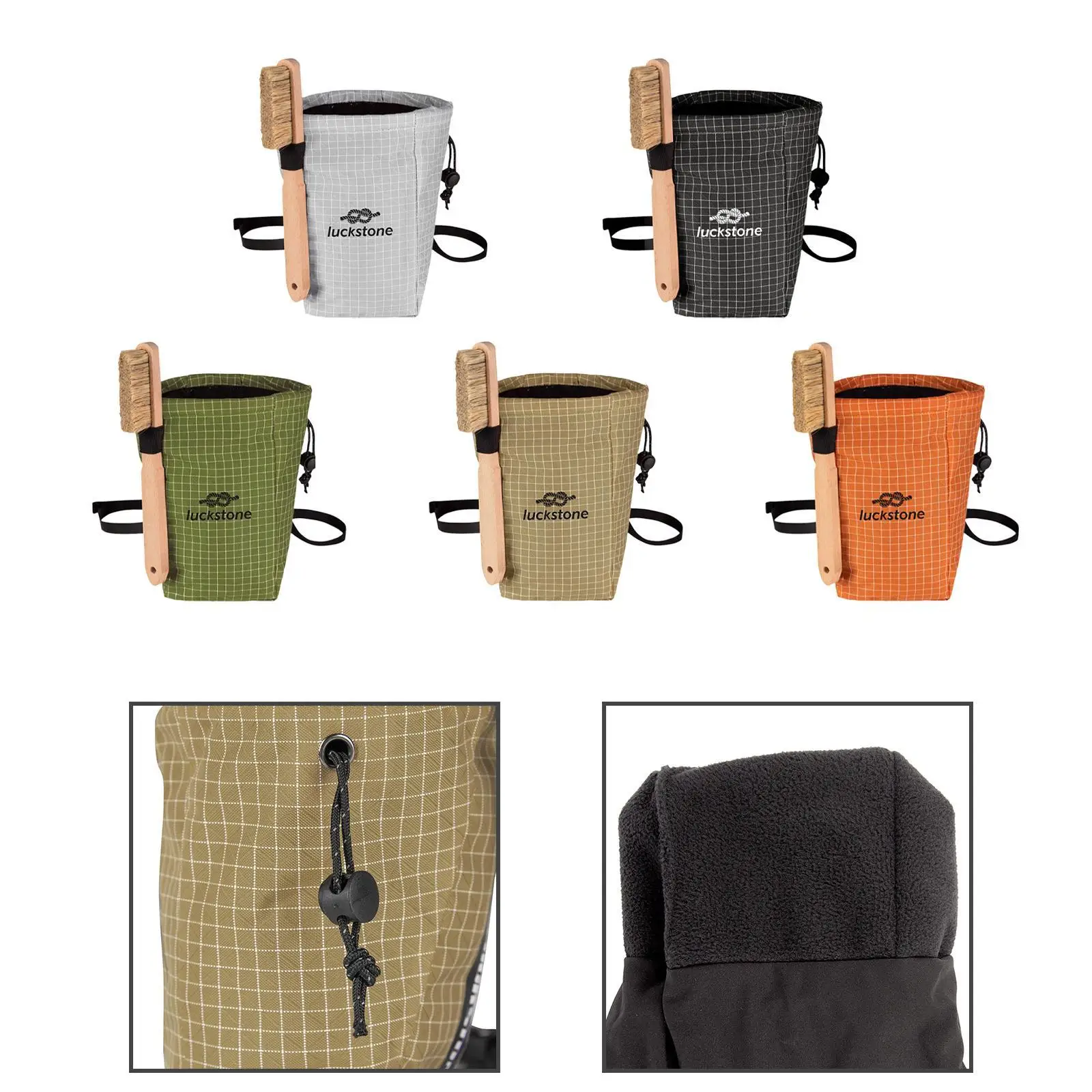 Climbing Chalk Bag Gift Gym Pouch for Lifting Bodybuilding Picnic Bouldering
Climbing Chalk Bag Gift Gym Pouch for Lifting Bodybuilding Picnic Bouldering