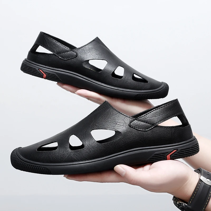 Summer Men Sandals Genuine Leather Mens Casual Shoes Outdoor Men Leather Sandals for Men Beach Shoes Roman mens Shoes
Summer Men Sandals Genuine Leather Mens Casual Shoes Outdoor Men Leather Sandals for Men Beach Shoes Roman mens Shoes