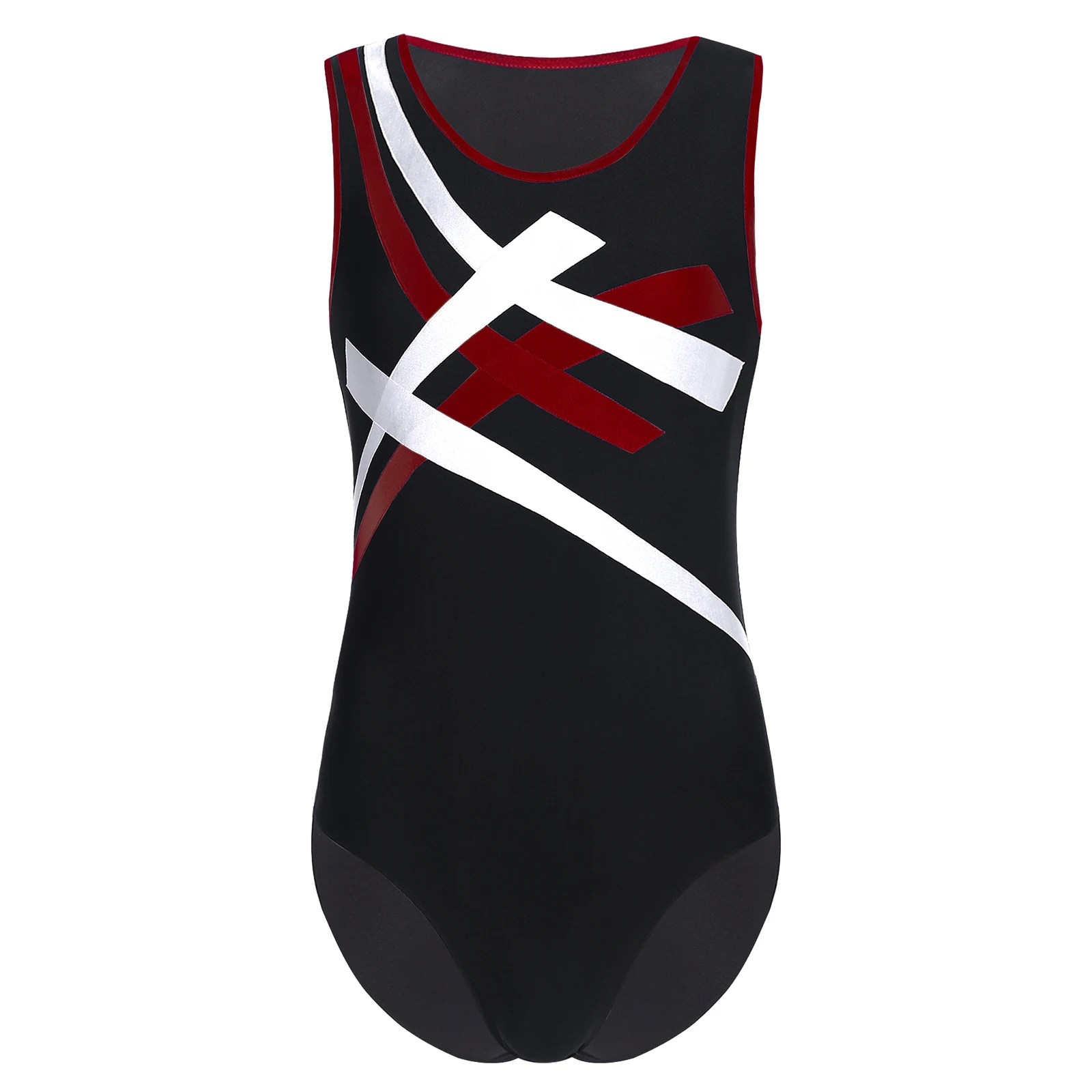 Adult Men Gymnastics Leotard Contrast Color Sleeveless Patchwork Stretch Jumpsuit Costume for Performance Competition Training
Adult Men Gymnastics Leotard Contrast Color Sleeveless Patchwork Stretch Jumpsuit Costume for Performance Competition Training