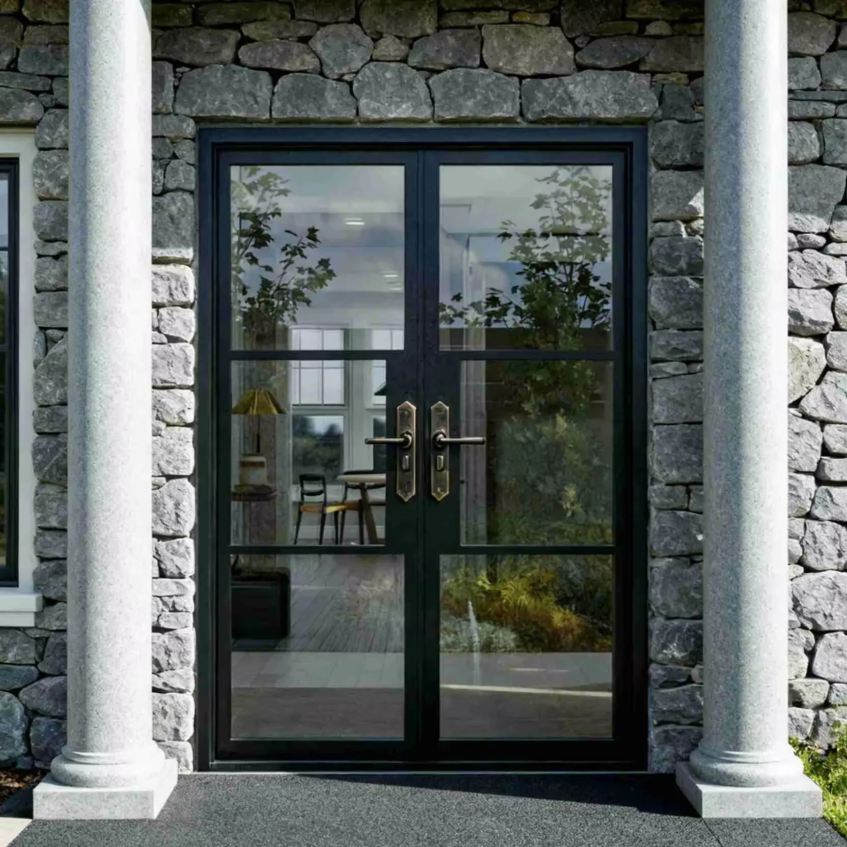 Household Narrow Aluminum Frame Windproof French Door Villa Sound Insulation and Waterproofing Anodized Finish Exterior Doors
Household Narrow Aluminum Frame Windproof French Door Villa Sound Insulation and Waterproofing Anodized Finish Exterior Doors
