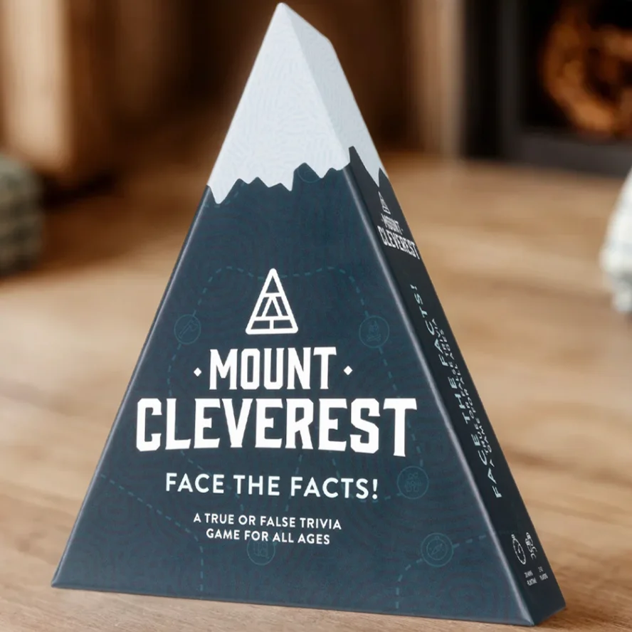 True Or False Trivia Game MOUNT CLEVEREST - Original Edition Funny Family Card Game For Adults & Kids Friends Party Table Games
True Or False Trivia Game MOUNT CLEVEREST - Original Edition Funny Family Card Game For Adults & Kids Friends Party Table Games